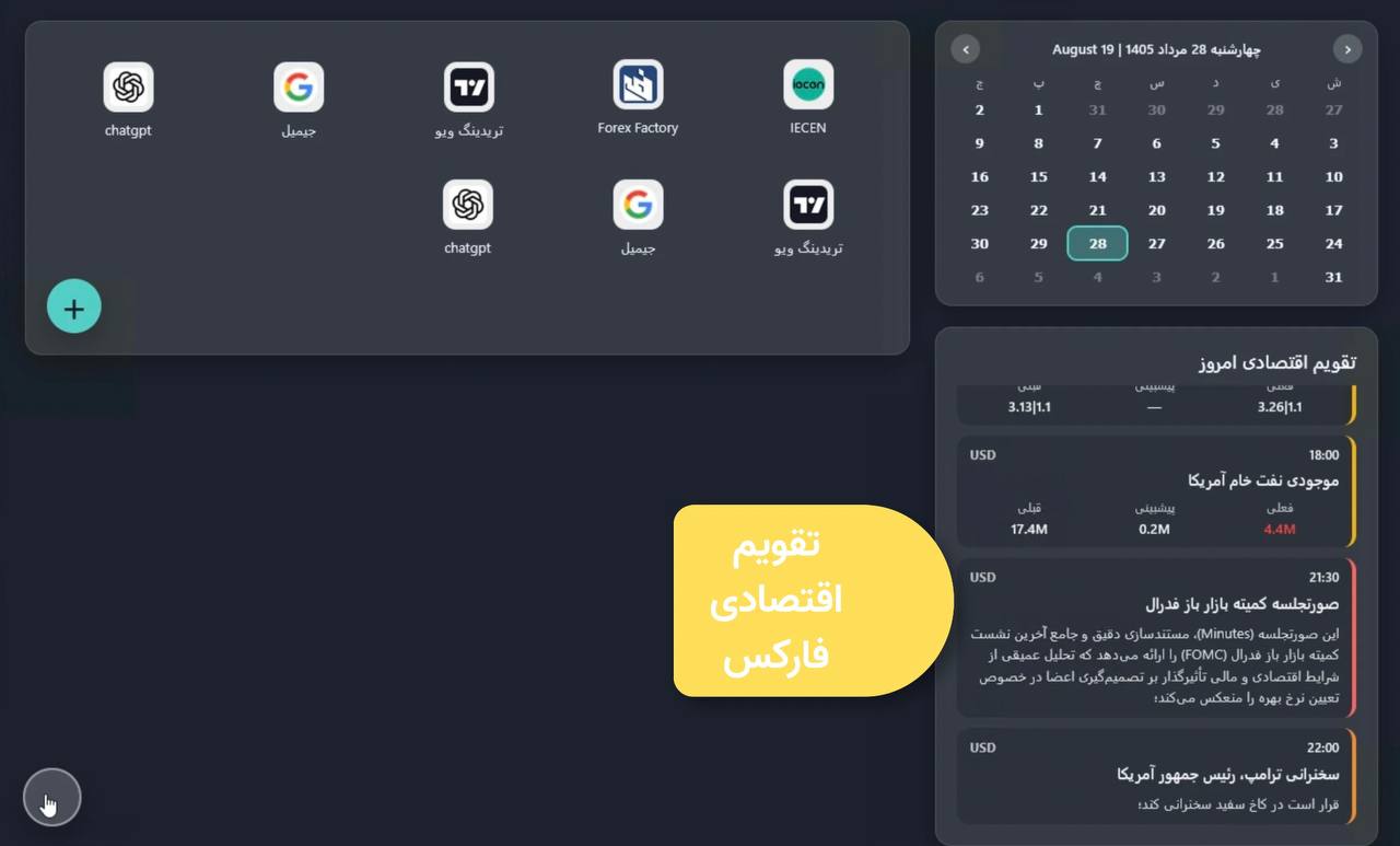 تقویم اقتصادی فارکس